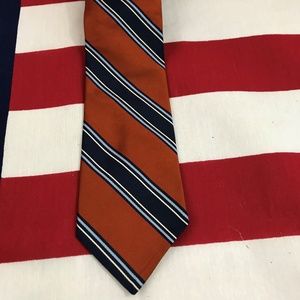Tommy Hillfiger Copper/Blue Striped Men's Tie